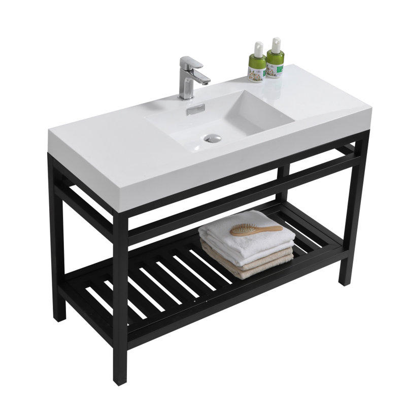 Ivy Bronx Halesowen 48'' Freestanding Single Bathroom Vanity with